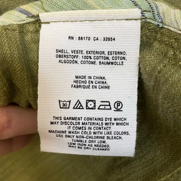 Hei Hei Anthropologie XSP Army Green Ruffleback Belted Anorak Jacket - Picture 6 of 6